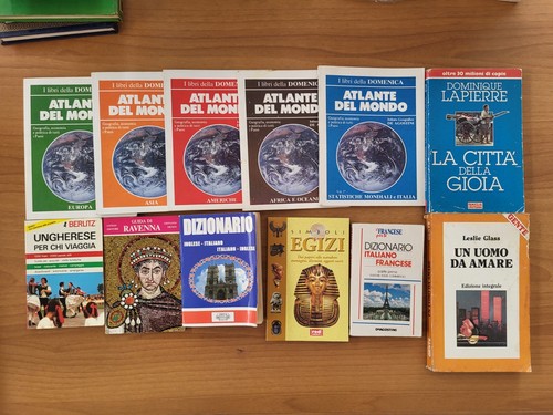 Lotto libri atlante - libri, del
