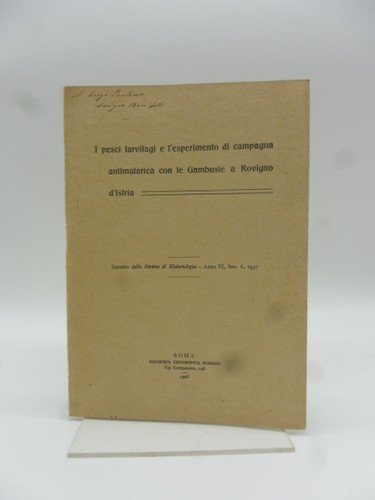 Pesci larvifagi e - larvifagi,