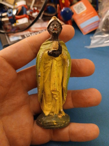Personaggio presepe vintage - personaggio,