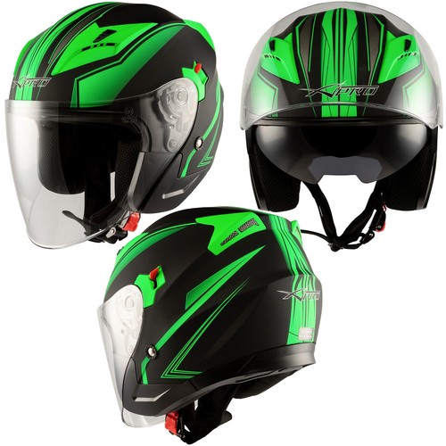 Jet helmet moto double - jet, visor