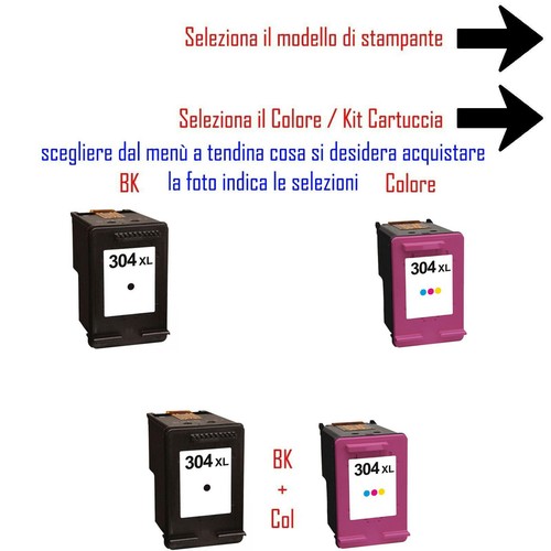 304xl cartucce compatibili - hp,