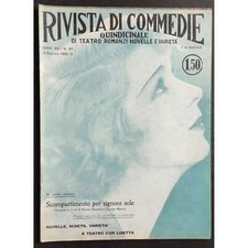 Rivista di Commedie n.95 - 1932 - Scompartimento per Signore Sole - Teatro Novel