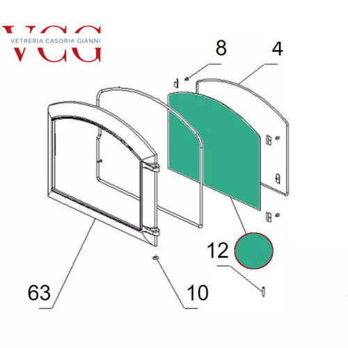Vetro ceramico modello - x,