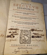 Magnum Speculum Exemplarum. 1608