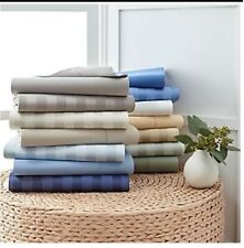 Lussuoso Set Lenzuola Spaccate 5 Pezzi 1000 TC Cotone Egiziano Cal King Multicolore