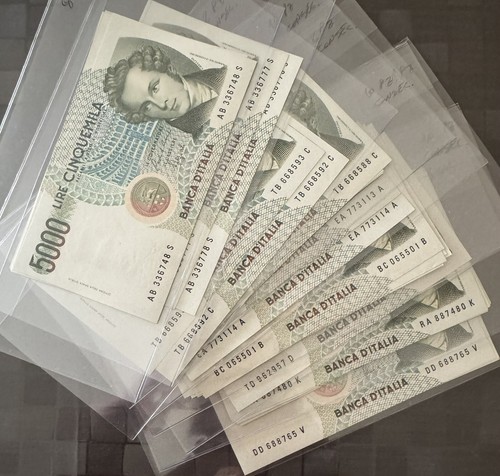 5000 lire bellini fds alcune - bellini,