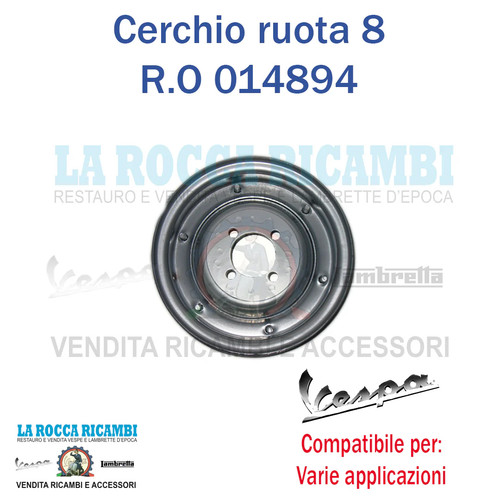 Cerchio ruota vespa v30 - cerchio,