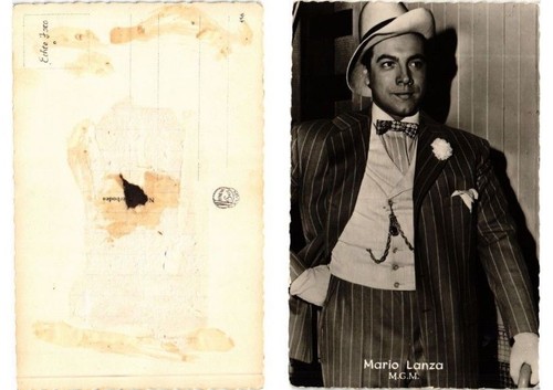 Cpa mario lanza film star - cpa,