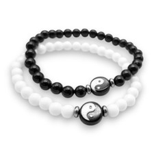Set 2 pezzi Bracciali Yin &