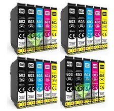 KIT 20 CARTUCCE 603XL PER EPSON WF-2810DWF WF-2830DWF WF-2835DWF WF-2850DWF