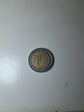 Moneta 2 Euro rara Eire 2002 con arpa