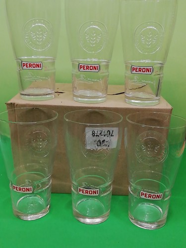 Birra peroni bicchieri in - peroni, 6