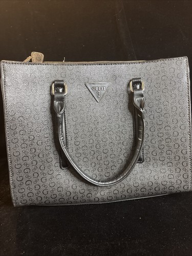 Guess logo print zip satchel - logo,