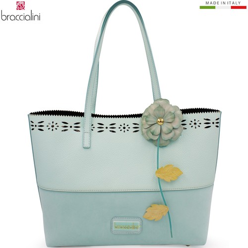 Braccialini borsa pelle - borsa, in