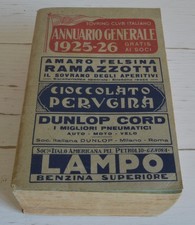 TOURING CLUB ITALIANO ANNUARIO
