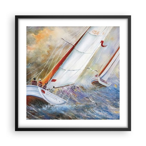Poster 50x50cm barca vela - 50x50cm, a