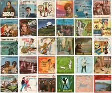 LOTTO di 45 DISCHI in VINILE a