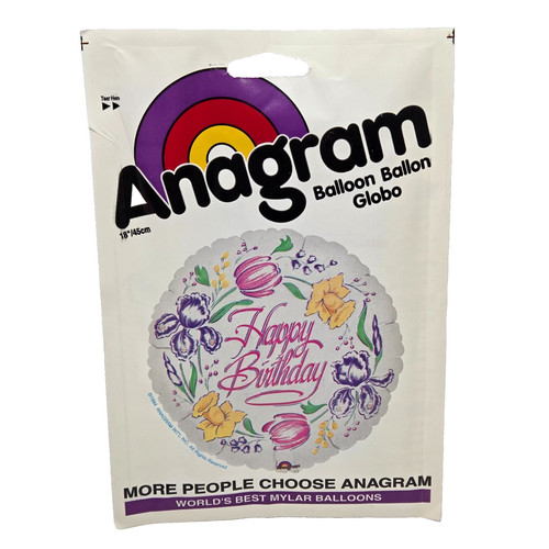Palloncino vintage anagramma - palloncino,