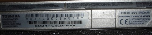 Batteria origine toshiba - d'origine,