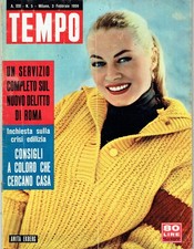 TEMPO 1959/5=ANITA EKBERG=TRAFORO MONTE BIANCO=MIKE HAWTHORN=ANNAMARIA BECCARI=