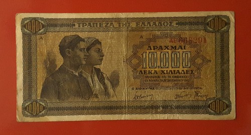 Banconota 10000 dracme 1942 - 10000,