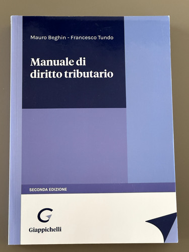 Manuale diritto tributario - manuale,