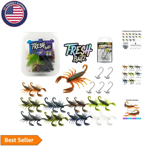 Kit esca pesca scorpione - kit,