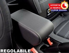 SUPER PROMO! Bracciolo SMART NEW eco pelle nera con cuciture bianche -regolabile