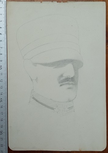 Disegno matita soldato - soldato, regio