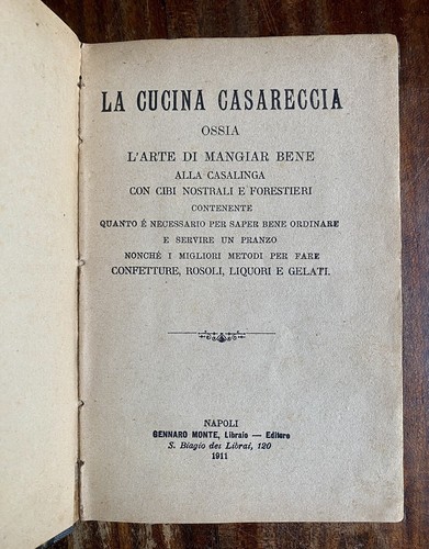 Cucina casareccia ossia - casareccia,