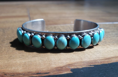Bracciale fila turchese bella - bracciale,