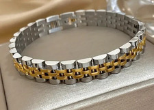 Braccialetto Argento/Oro Alto