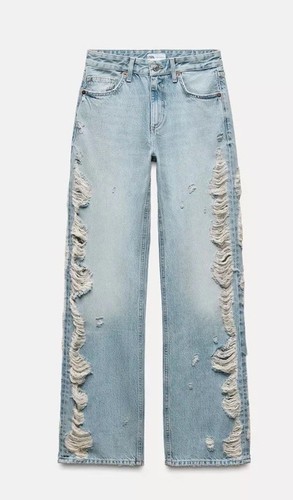 Zara jeans strappati - strappati, vita