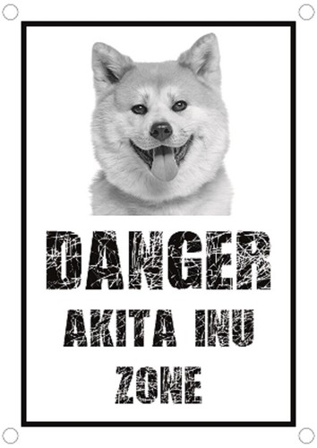 Targa cartello attenti cane - cartello,