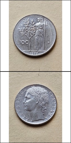 Moneta 100 lire italia - italia,
