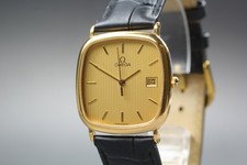 [Exc+5] Orologio da uomo vintage 1986 OMEGA De Ville Cal.1430 in oro al quarz...