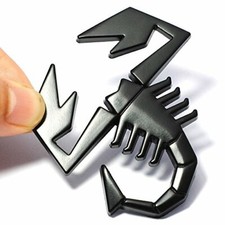 Stemma Logo Scorpione per Abarth 500 695 124 Grande Punto 3D adesivo in metallo