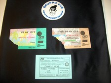 BIGLIETTI COMO CALCIO STADIO 1993 - 94 LOTTO 4 PZ CON SEGNI TEMPO VEDI FOTO