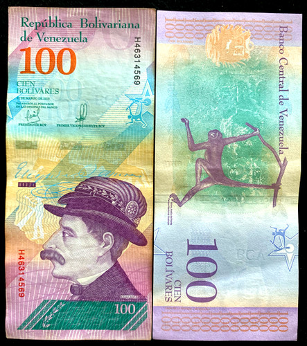 Venezuela 100 bolivares - bolivares, 2018