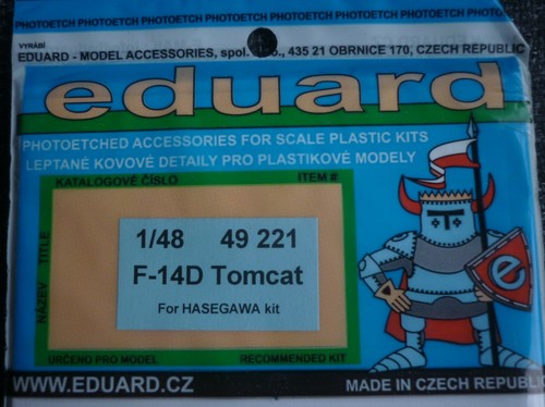 Eduard 49221 14d tomcat - f-14d,