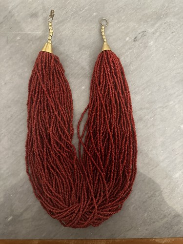 Collana torchon corallo - collana, di
