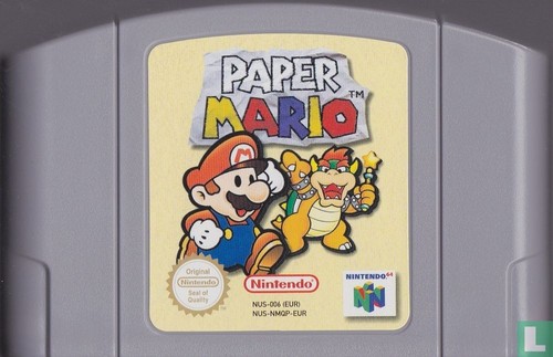 Paper mario pour nintendo - paper, 64