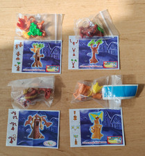 4 SORRESINE KINDER ALBERI C38 C39 C40 C41  PIÙ CARTINE