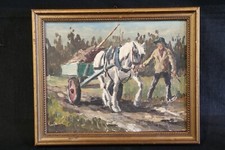 Elvino Montagna quadro olio su