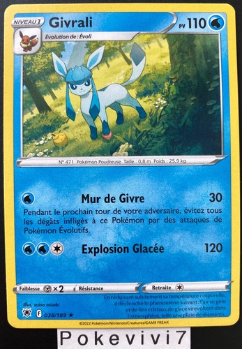 Carte pokemon givrali - carte,
