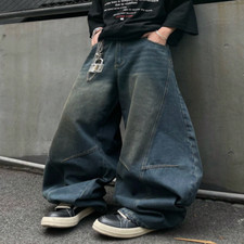 DARK BAGGY JEANS Unisex Y2K
