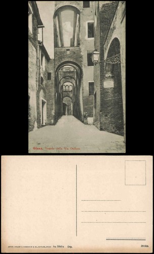 Cartolina siena veduta - cartolina,