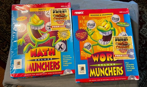 Math and word munchers - math,