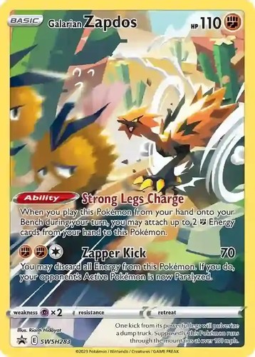 Galarian zapdos swsh283 - galarian,