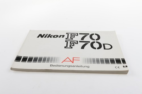 Nikon f70 f70d manuale - /,